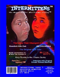 Cover of Intermittens Magazine Issues 7 (art and titles by Alden Loveshade)
